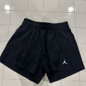 Jordan Women’s Sport Mesh Shorts - XS - Black with White Logo